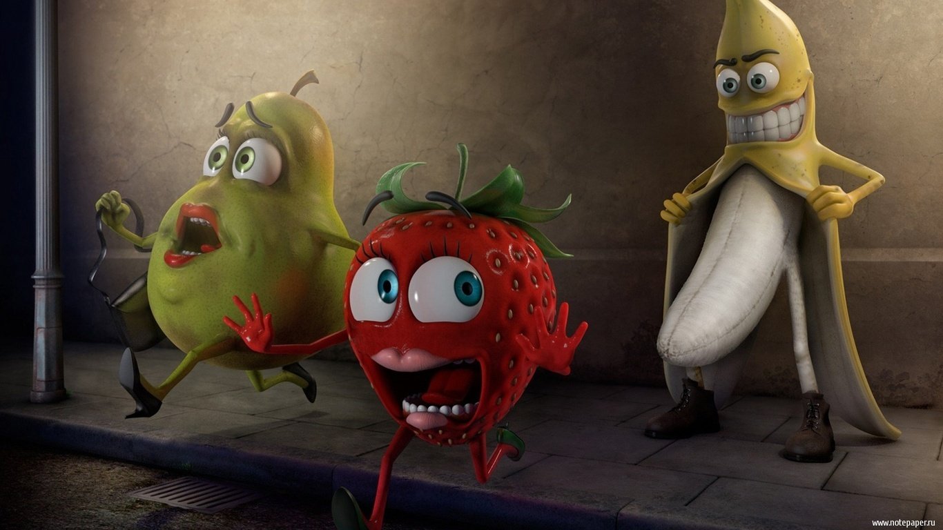 Weird Humor Wallpapers Wallpapersink Iphone S Dark Weird Banana Stalker 1366x768 Wallpaper Teahub Io