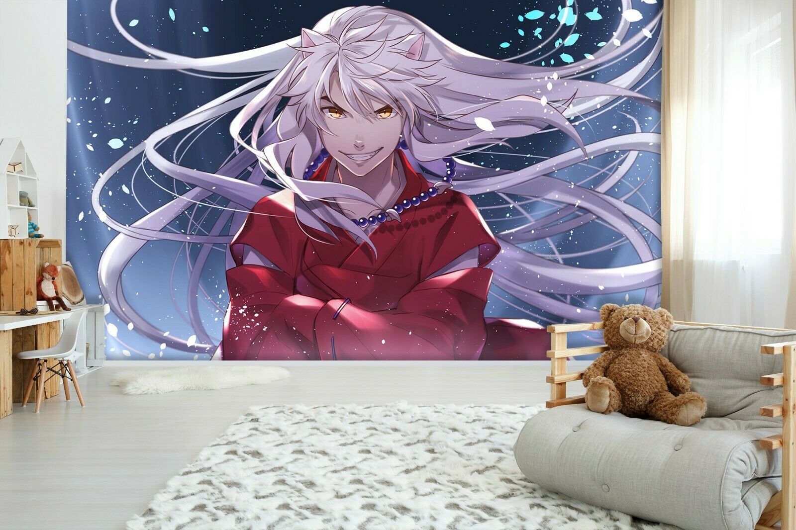 3d Inuyasha 0096 Japan Anime Game Wallpaper Mural Poster - Pokemon Wall Mural - HD Wallpaper 