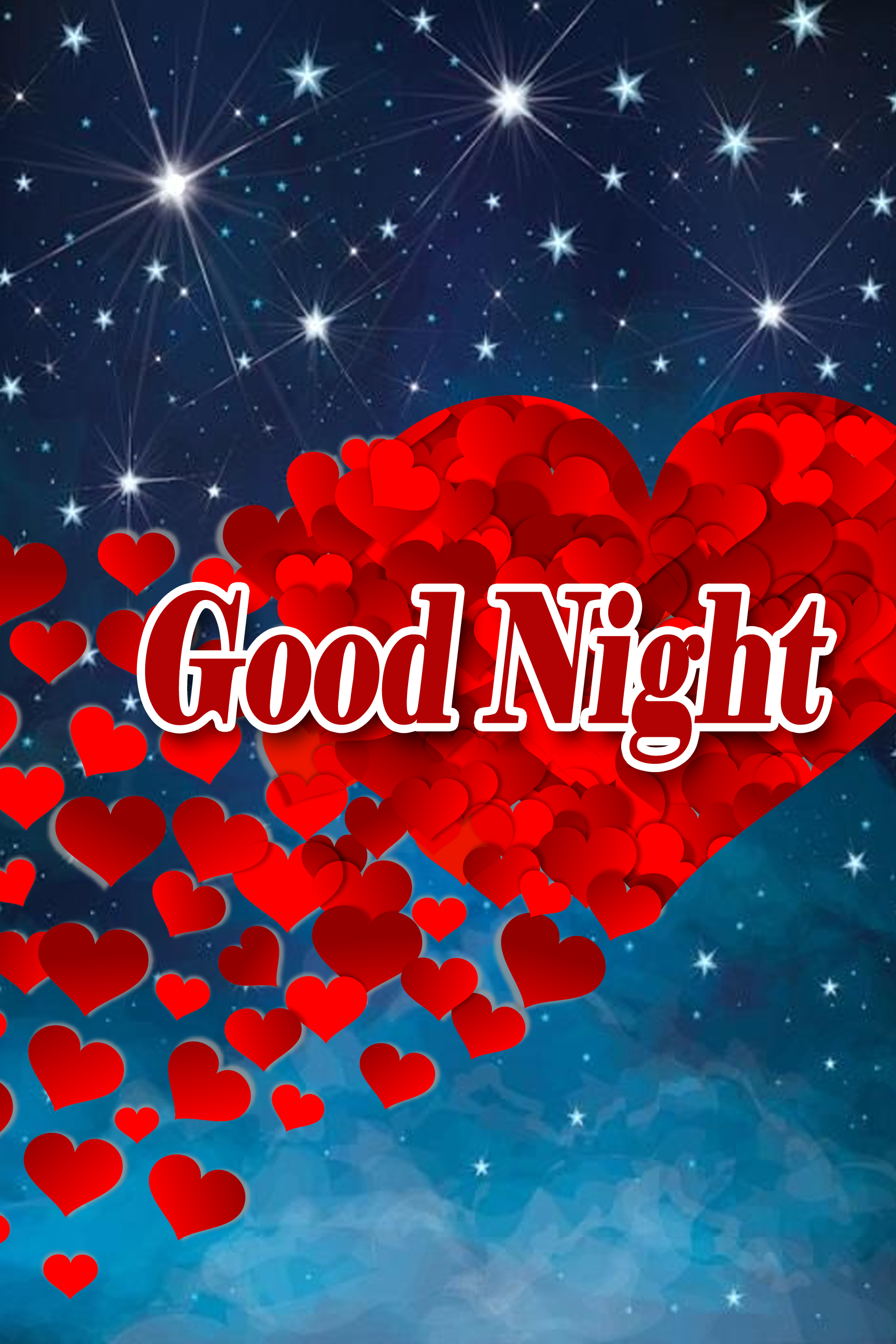 Good Night Image Hd - Heart - HD Wallpaper 