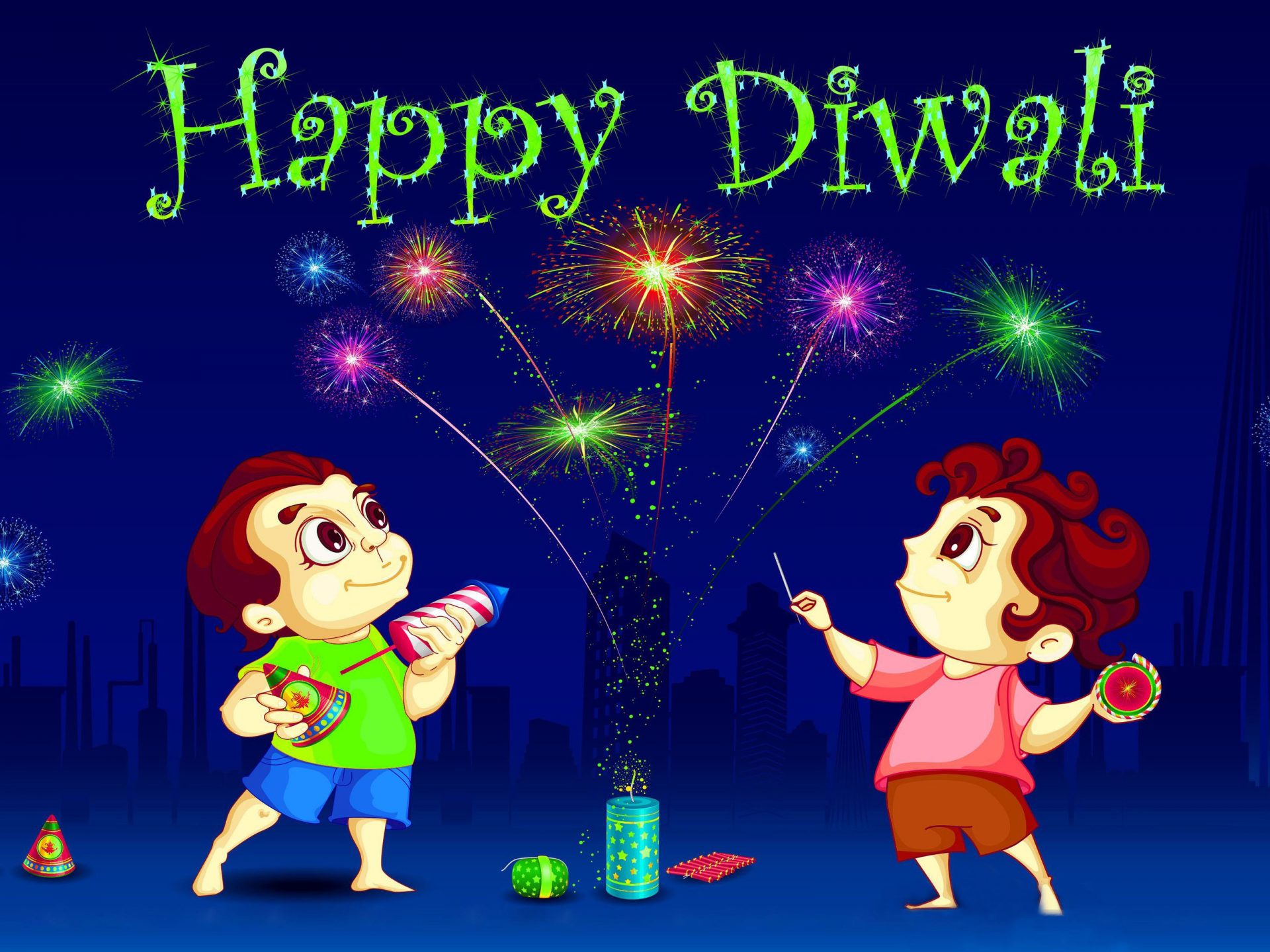 Animated Diwali - HD Wallpaper 