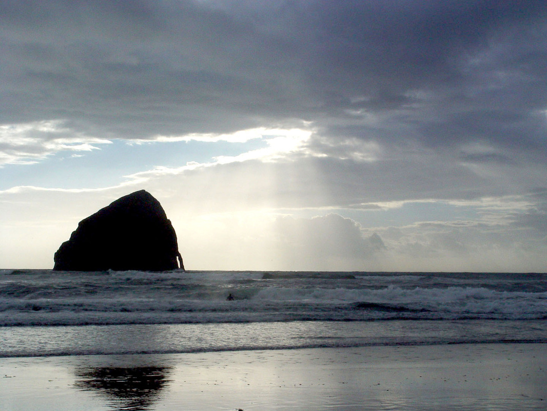 Picture - Haystack Rock Oregon - HD Wallpaper 