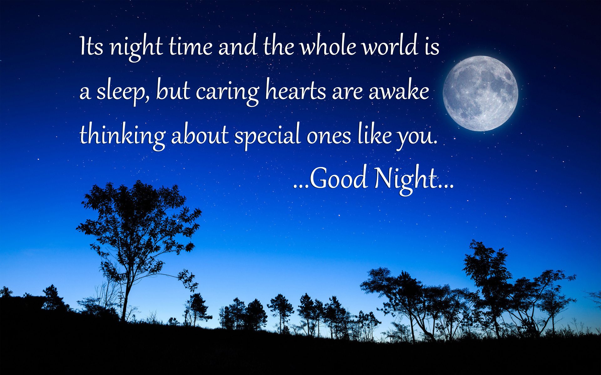 Beautiful Good Night Quote Hd Wallpapers - Beautiful Good Night Thoughts - HD Wallpaper 