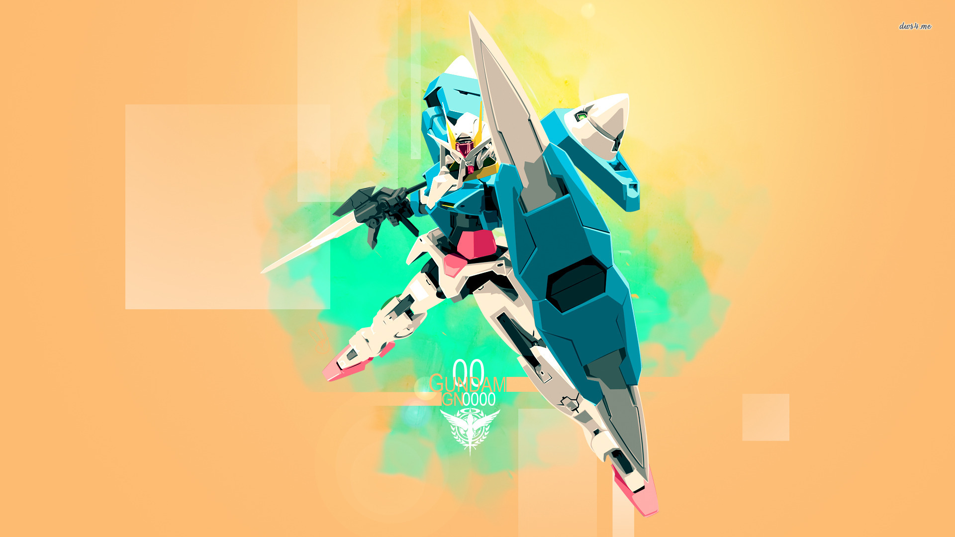 Gundam Minimalist - HD Wallpaper 