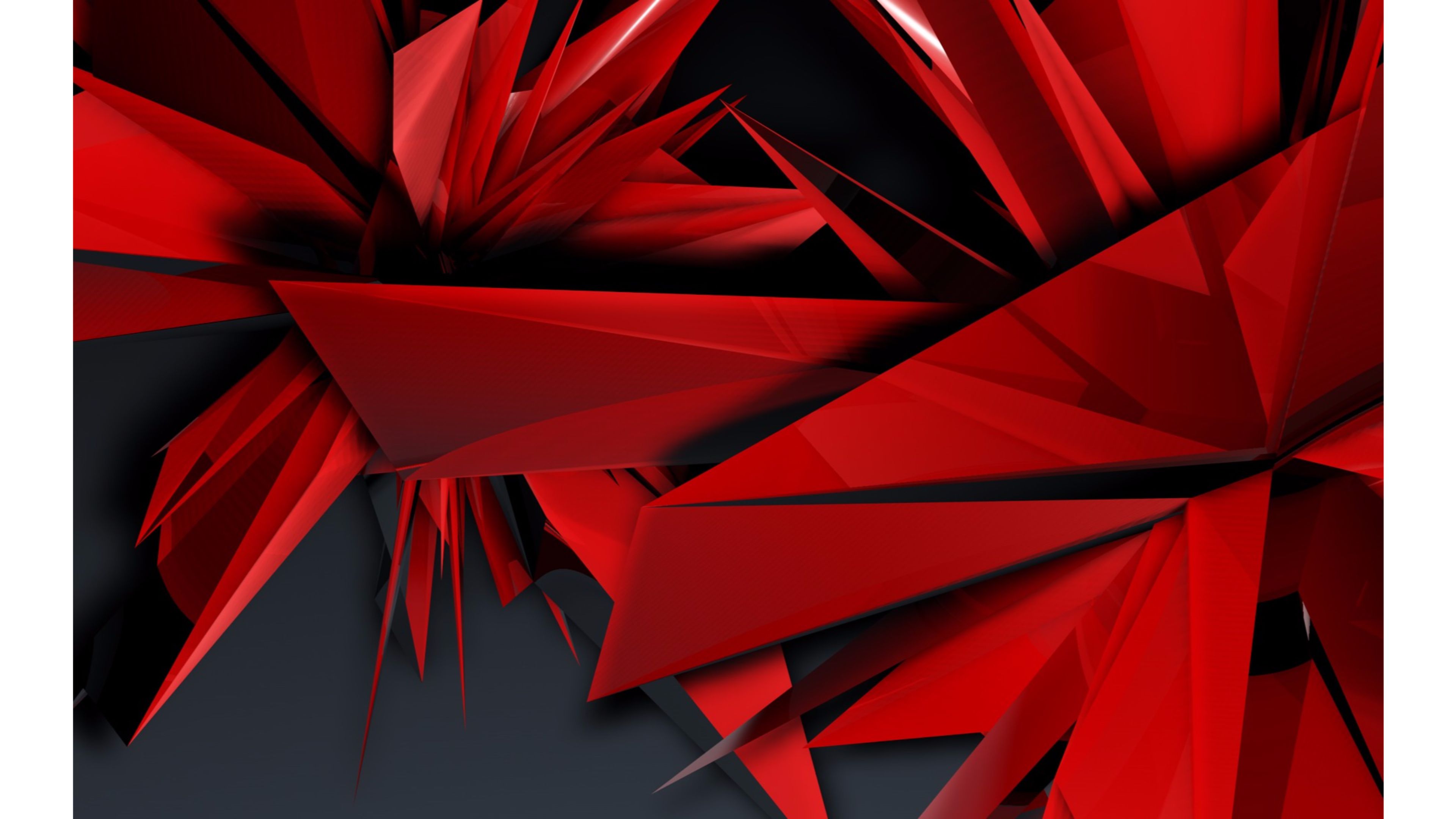 Weird Shapes Abstract S Wallpaper - High Resolution Red Abstract - HD Wallpaper 