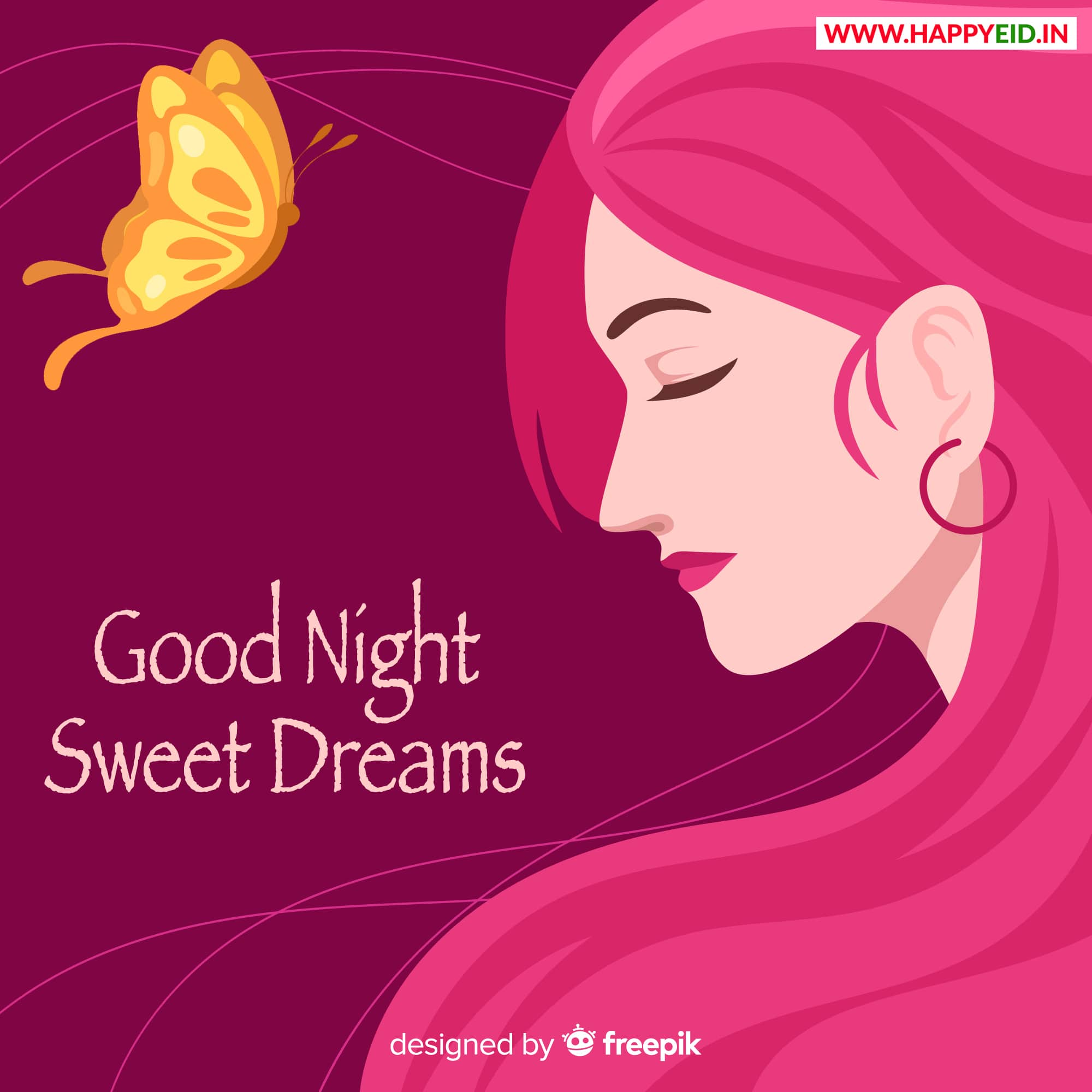 Goodnight Status Good Night Images - Good Night Beautiful Girl - HD Wallpaper 
