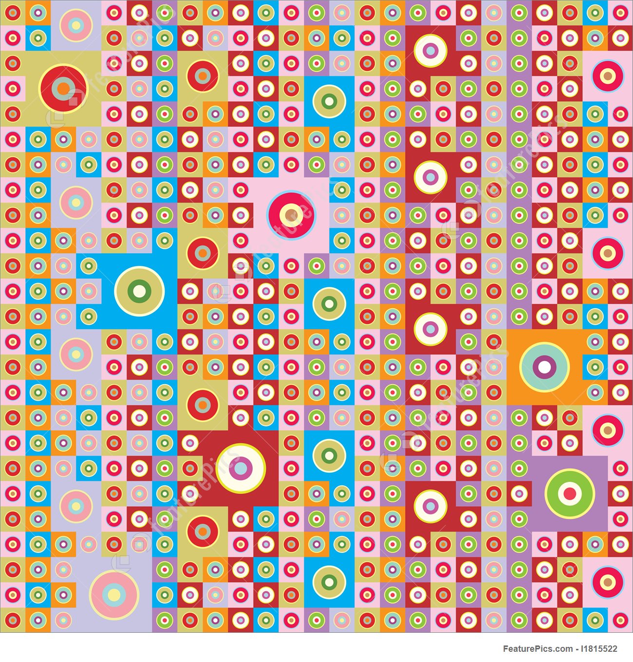 Seamless Funky Wallpaper Vector Illustration - Funky - HD Wallpaper 