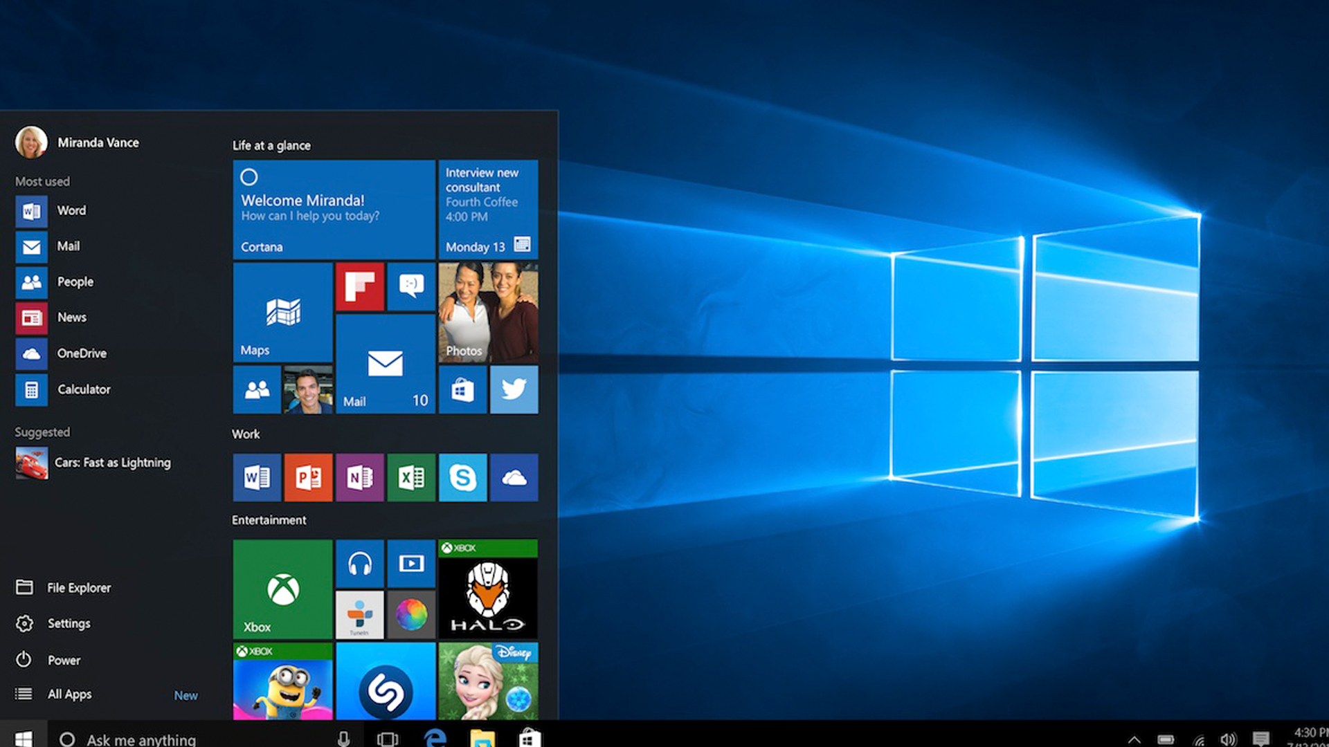 Windows 10 On 1440p - HD Wallpaper 