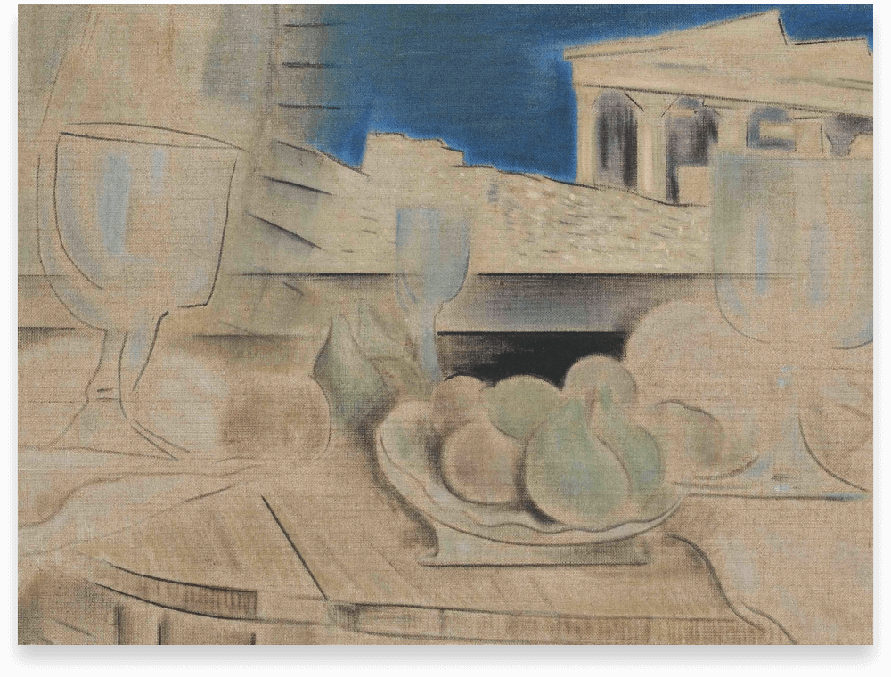 Still Life With Acropolis In The Background - HD Wallpaper 