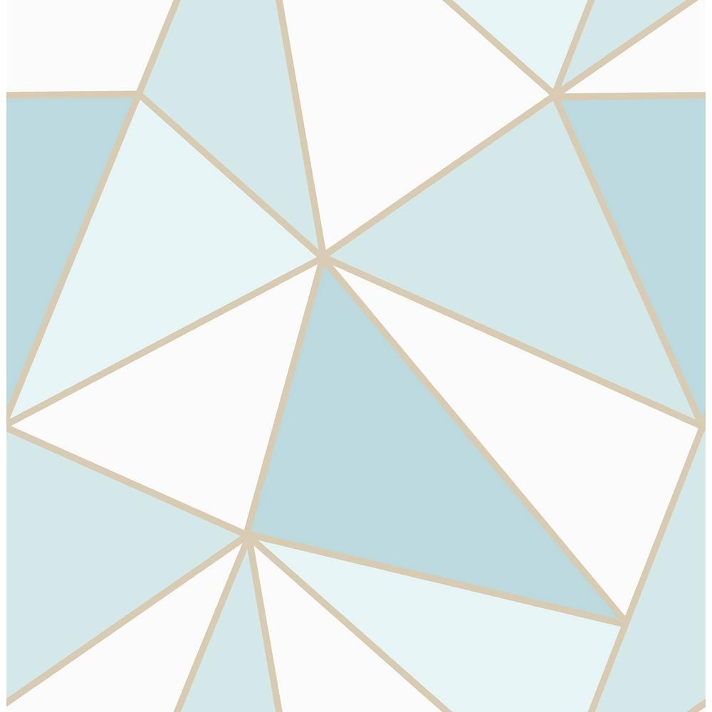 Apex Geometric Wallpaper Blue - HD Wallpaper 