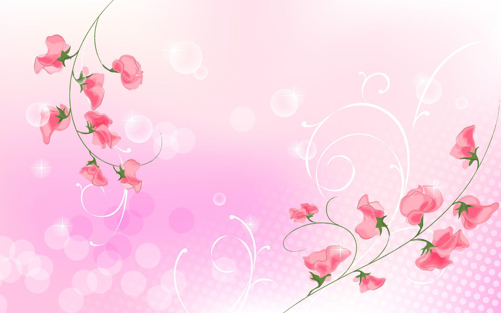 Light Pink Flower Wallpapers 
 Data-src /full/949174 - Pink Flower Background - HD Wallpaper 