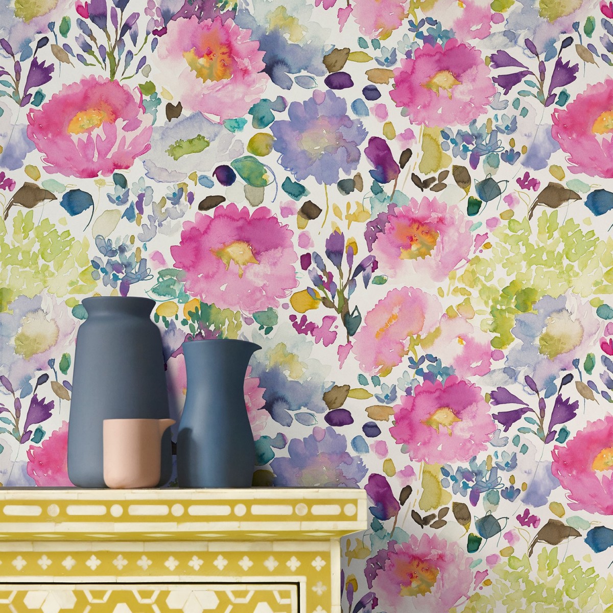 Majorelle Wallpaper Sample - Bluebellgray Majorelle - HD Wallpaper 