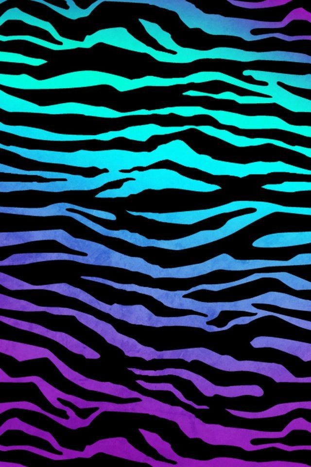 Multi Coloured Zebra Print 640x960 Wallpaper teahub.io