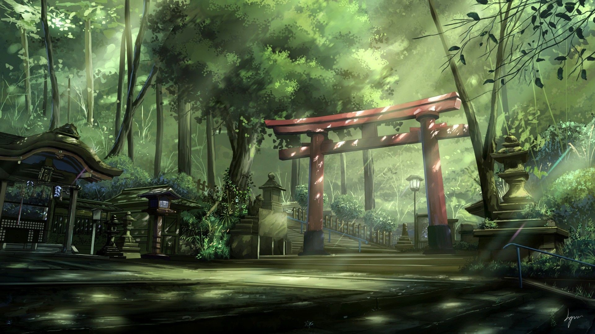 1920x1080, Asian Awesome Photo Asian Wallpapers, Px - Anime Torii - HD Wallpaper 