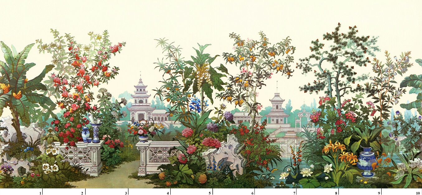 Zuber French Wallpaper Manufacturer - 17 Century Chinoiserie Painting - HD Wallpaper 
