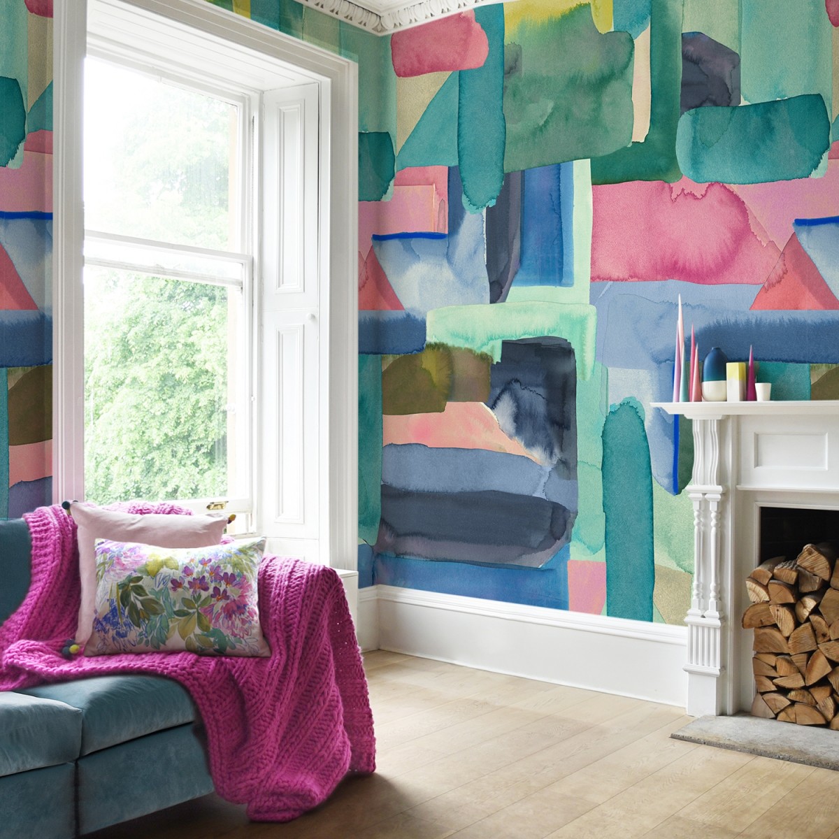 Colourist Wallpaper Sample - Sample Of Wallpaper Design - HD Wallpaper 