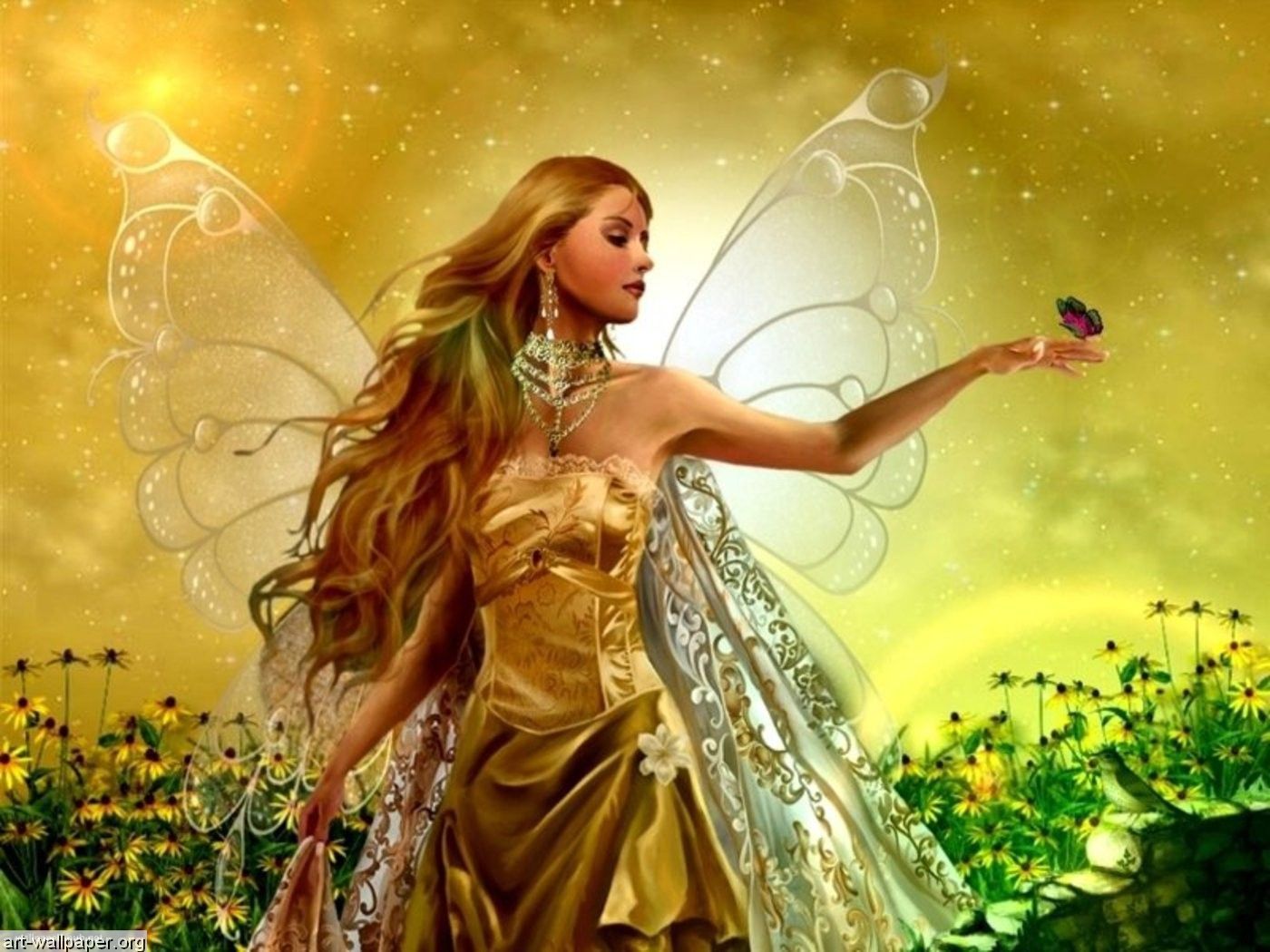 Pretty Fairies - HD Wallpaper 