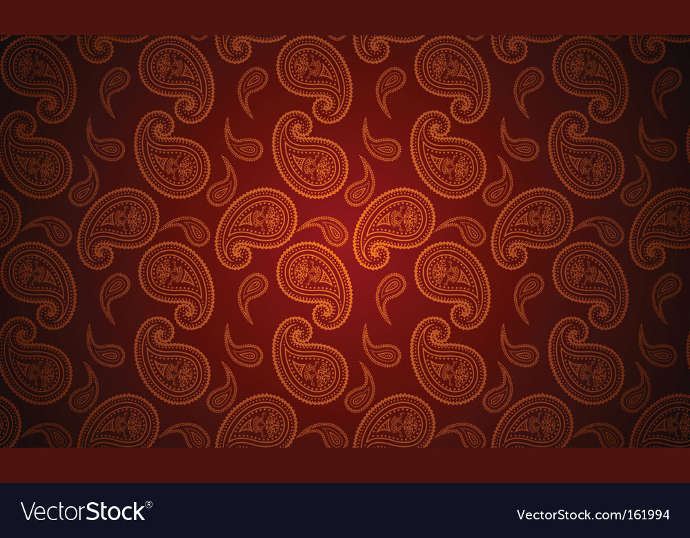Red Paisley - HD Wallpaper 