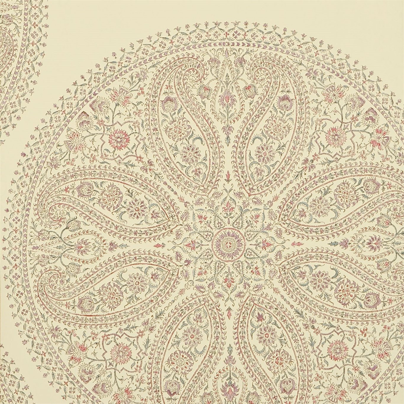 Paisley Circles, A Wallpaper By Sanderson, Part Of - Circle Paisley Design - HD Wallpaper 