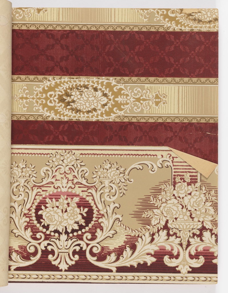 Selection Of Wallpaper Samples, Bound In Embossed Black - Motif - HD Wallpaper 