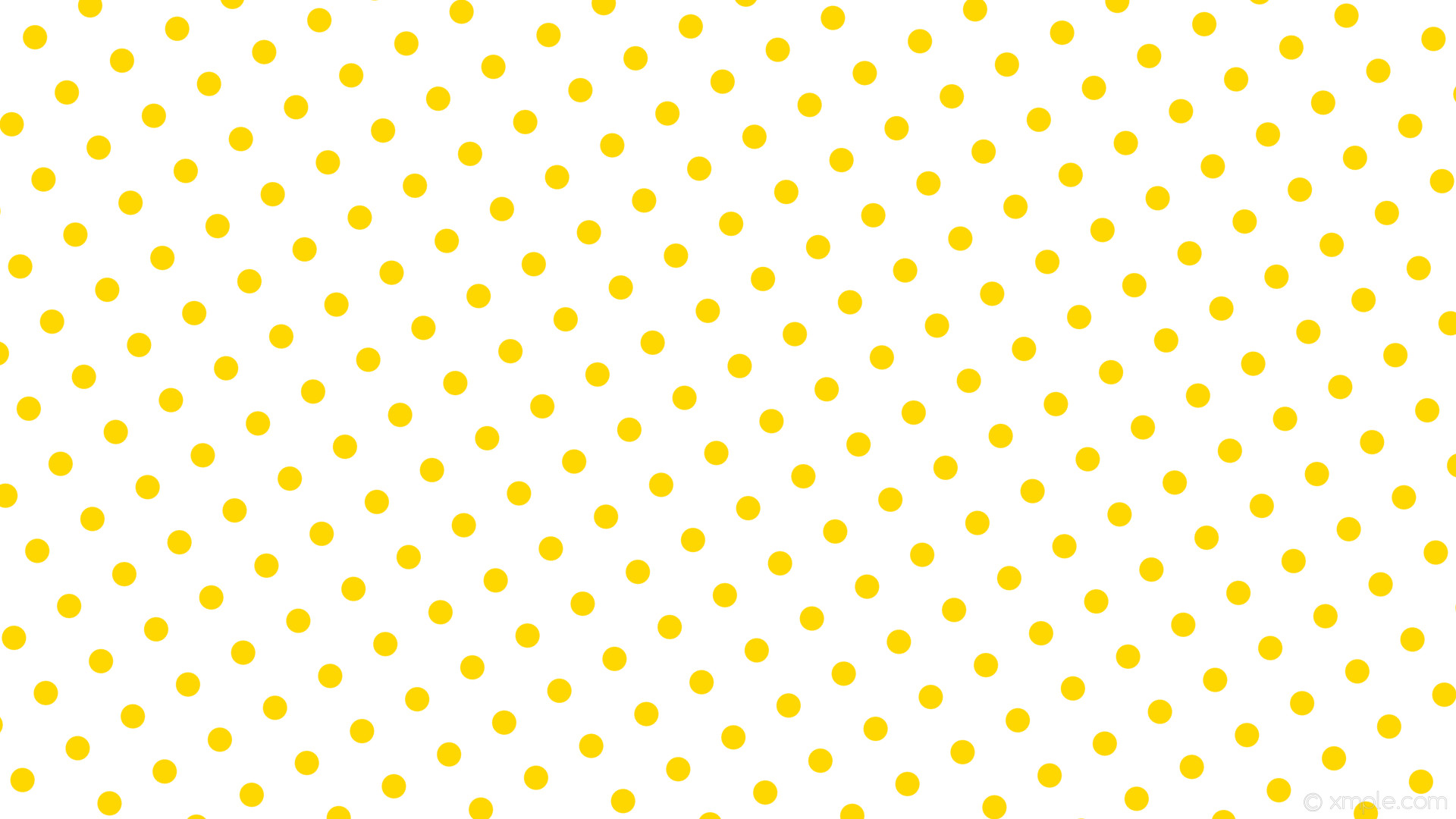 Wallpaper White Polka Dots Yellow Spots Gold - Yellow Spots - HD Wallpaper 