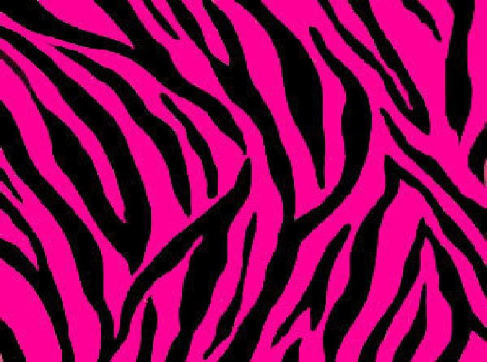 black and pink zebra print