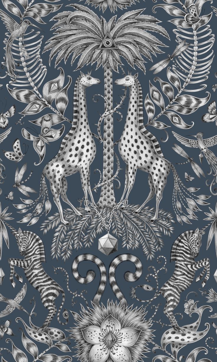 Emma Shipley Navy Kruger - HD Wallpaper 