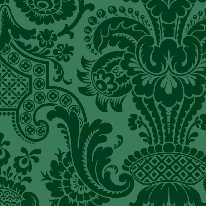 Papel Pintado Damasco Rojo Barato - HD Wallpaper 