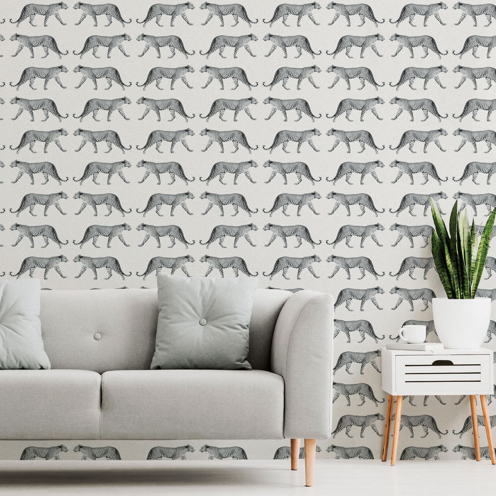 Crown Glamorous Leopard Wallpaper Textured Glitter - Crown M1496 - HD Wallpaper 