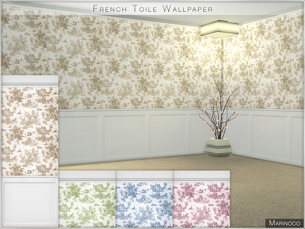 Toile De Jouy Sims 3 - HD Wallpaper 