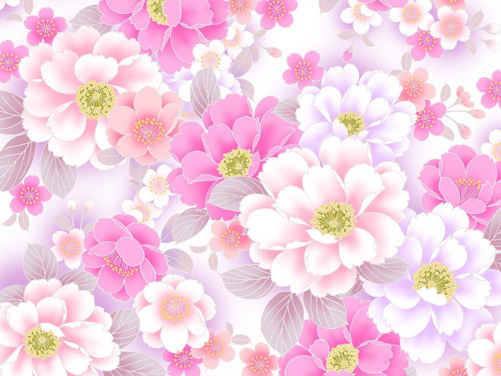 Flower Background Wallpaper - HD Wallpaper 