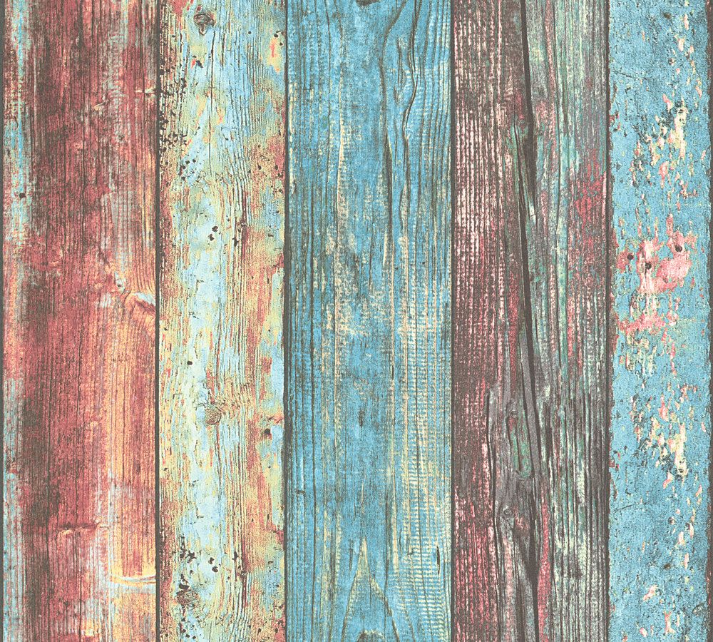 Colourful Wood - HD Wallpaper 