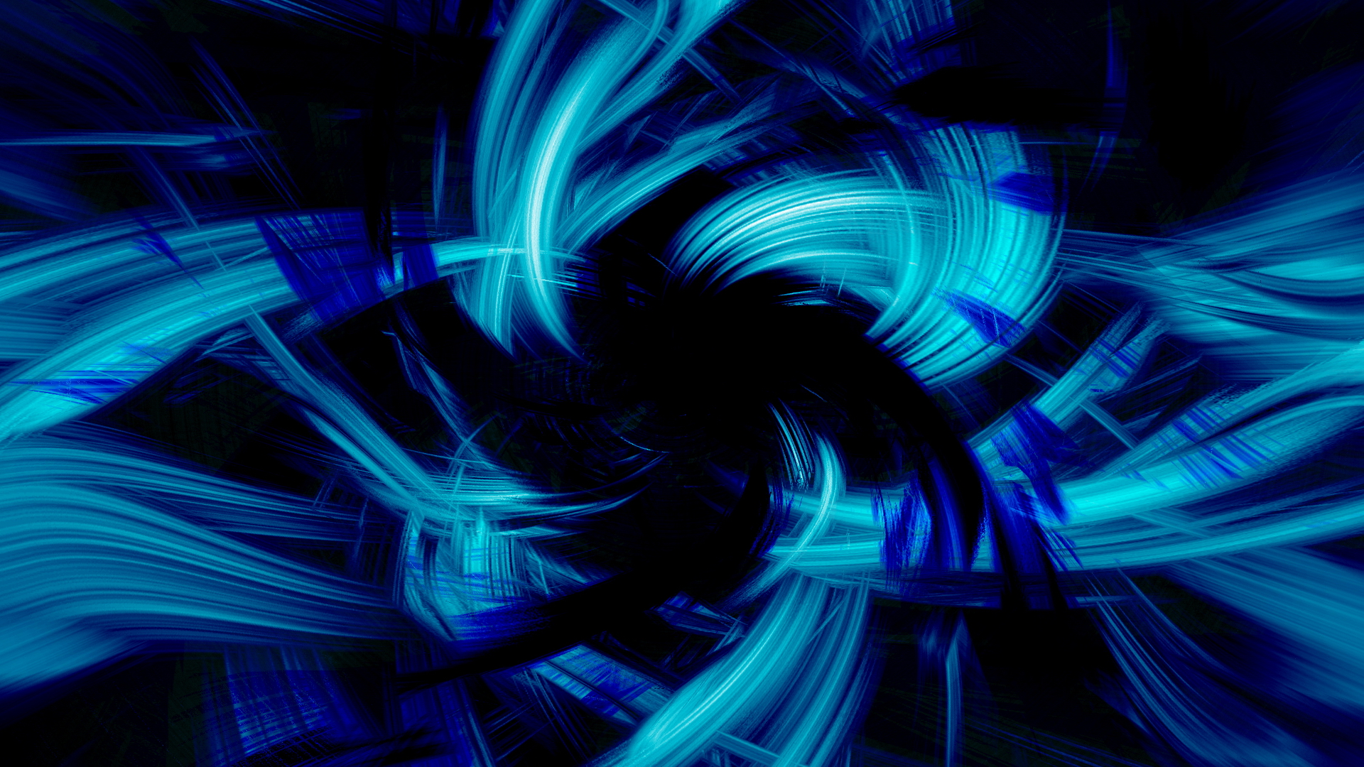 Abstract Black And Blue - HD Wallpaper 