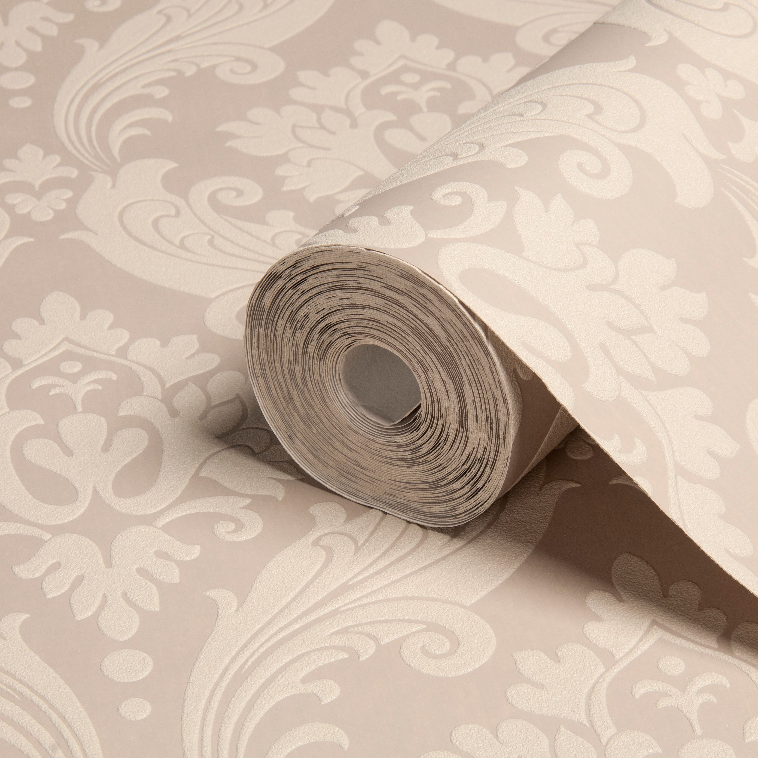 Beige Flocked - HD Wallpaper 