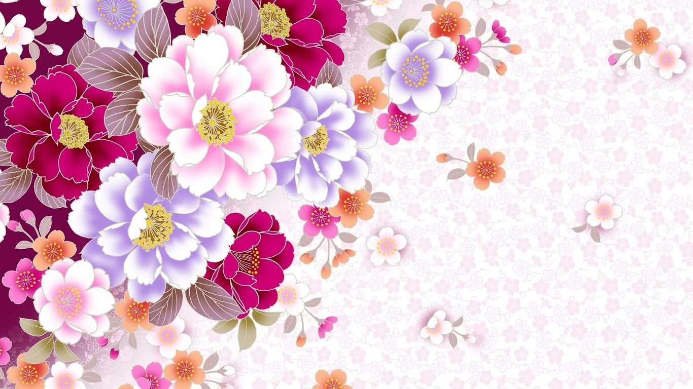 Cool Abstract Flower Wallpaper Hd - Flowers Wallpapers For Laptop - HD Wallpaper 