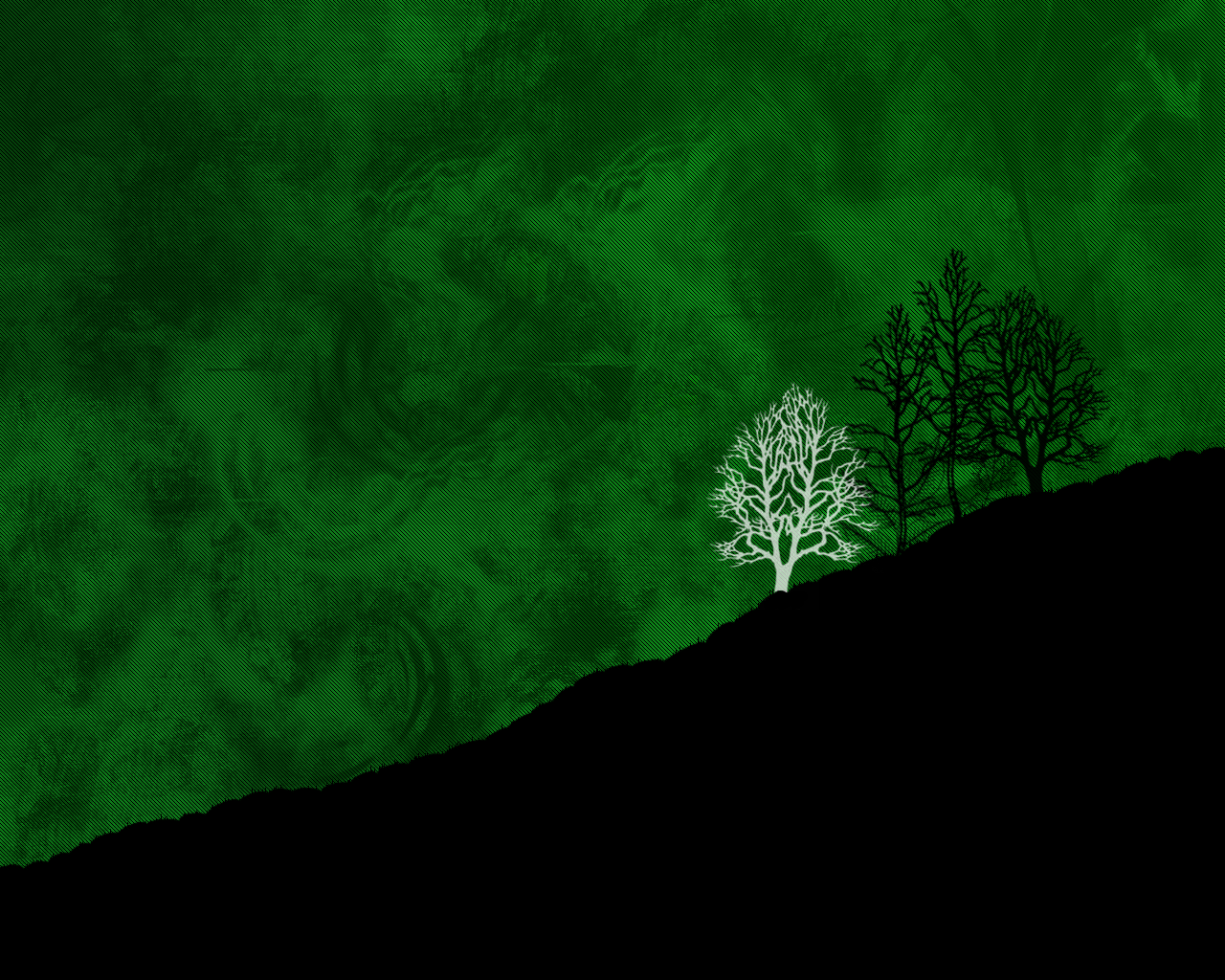 Black And Green - HD Wallpaper 