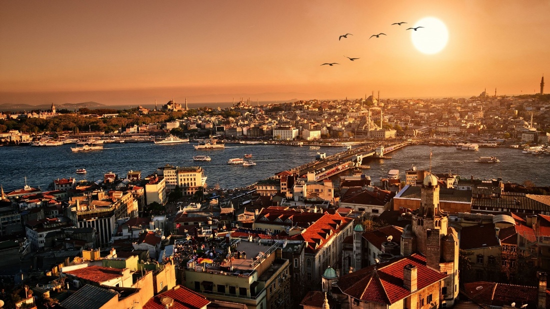 Galata Bridge - HD Wallpaper 