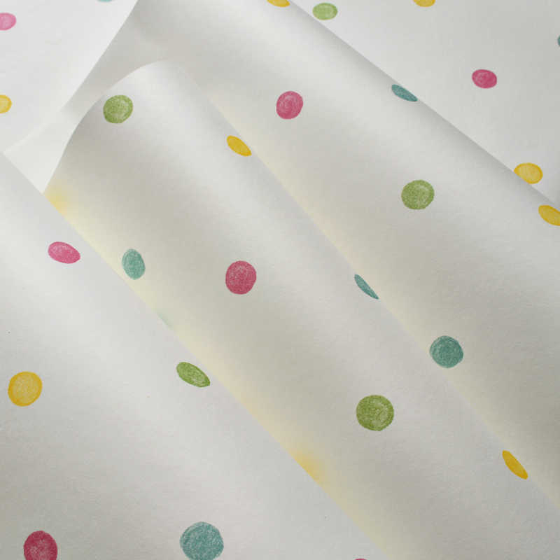 Colorful Polka Dots Printed Wallpaper Kids Room Wall - Детские Обои В Горошек - HD Wallpaper 