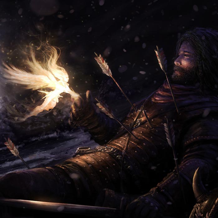 Viking Fairy Wallpaper Engine - Last Breath Of Warrior - HD Wallpaper 