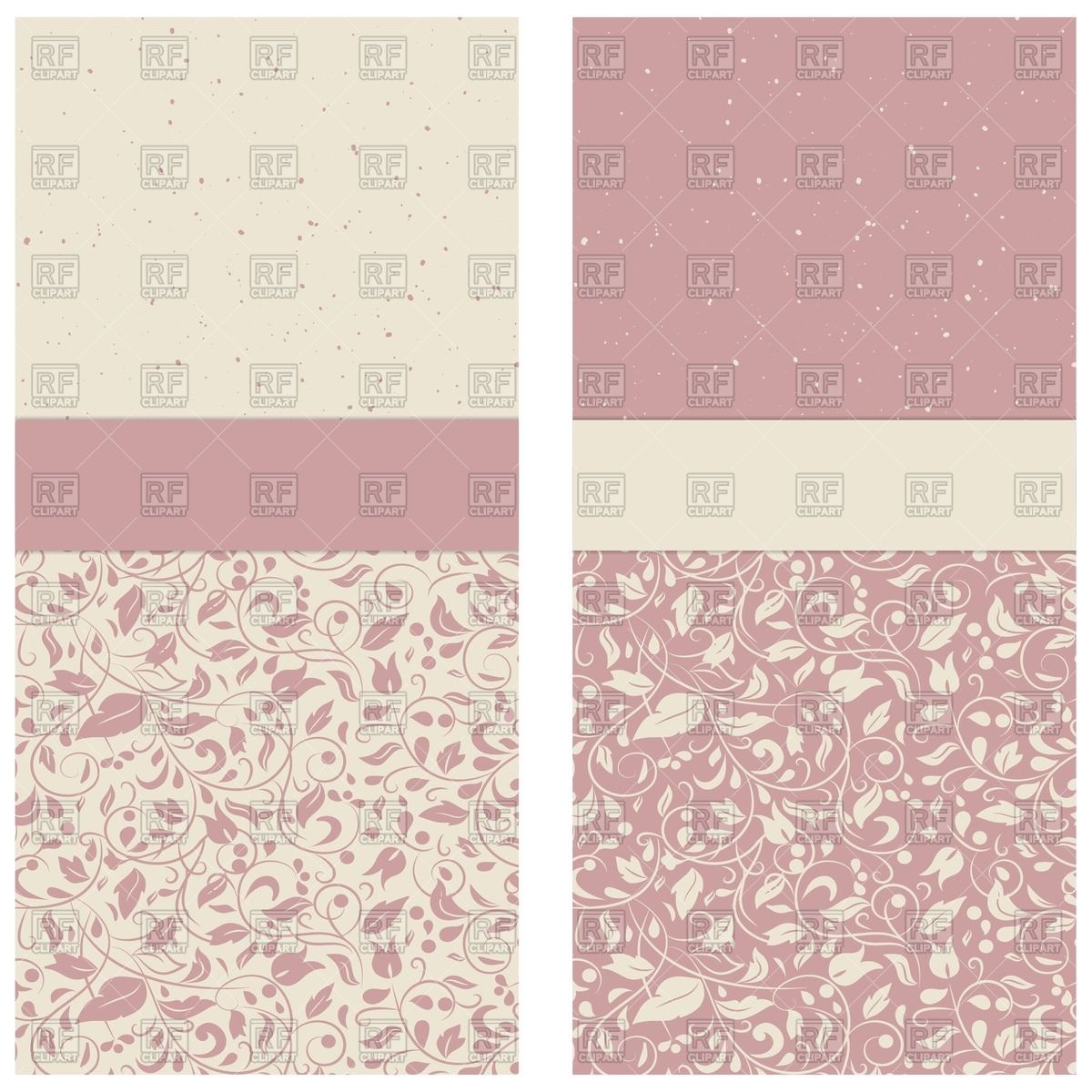 Elegant Wallpaper Templates With Floral Ornament Vector - Elegant Templates - HD Wallpaper 