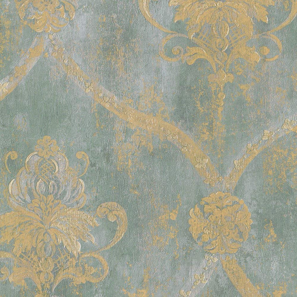 Gold Damask - HD Wallpaper 
