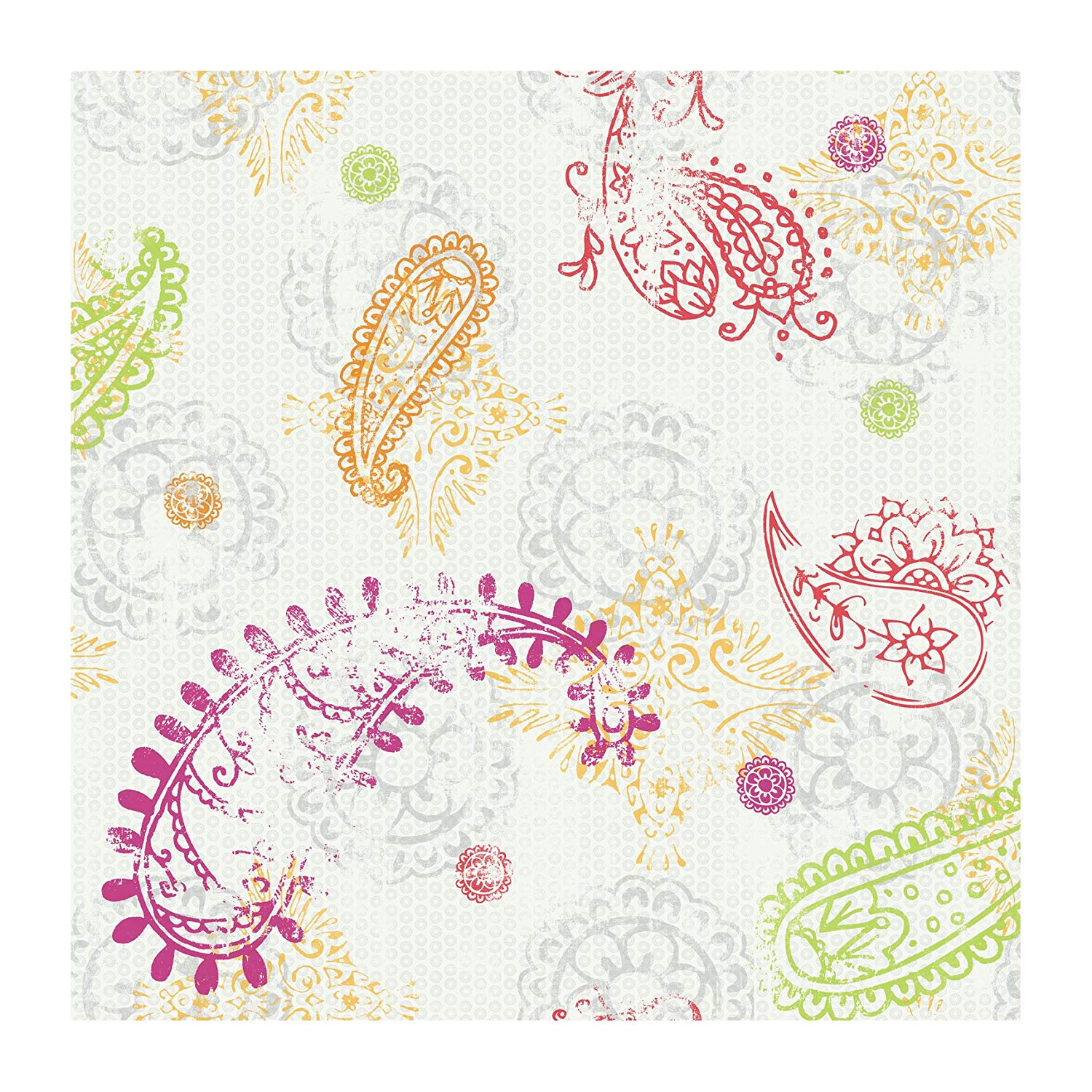 White Paisley - HD Wallpaper 