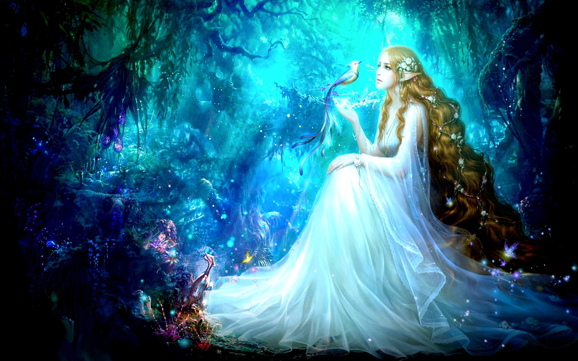 Fairy Wallpaper - Fantasy Fairy Wallpaper Hd - HD Wallpaper 