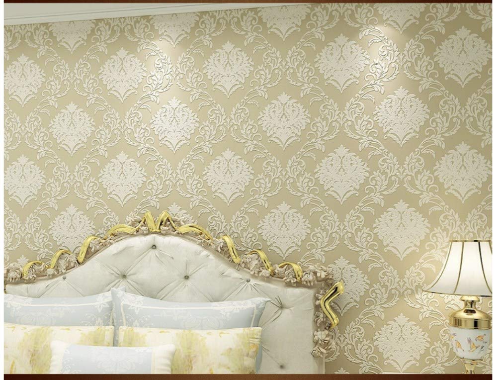 Wallpaper Non-woven Modern Minimalist Khaki Embossed - Wallpaper - HD Wallpaper 