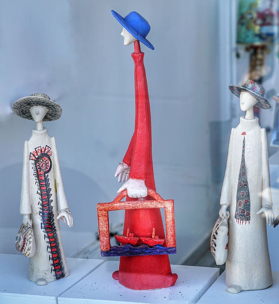 Art, Pottery, Figures, Unusual, Greece, Representation, - Tower - HD Wallpaper 