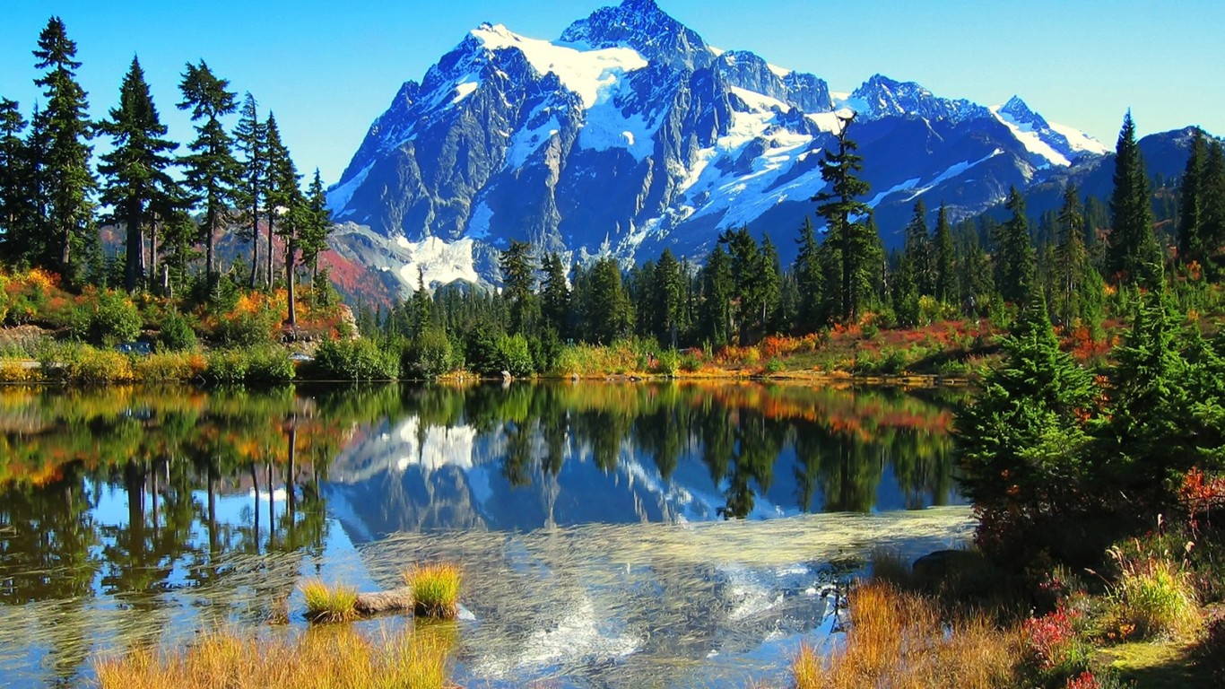 North Cascades National Park, Mount Shuksan - HD Wallpaper 