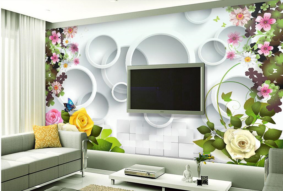 3dwallpaper Design For Rooms - HD Wallpaper 