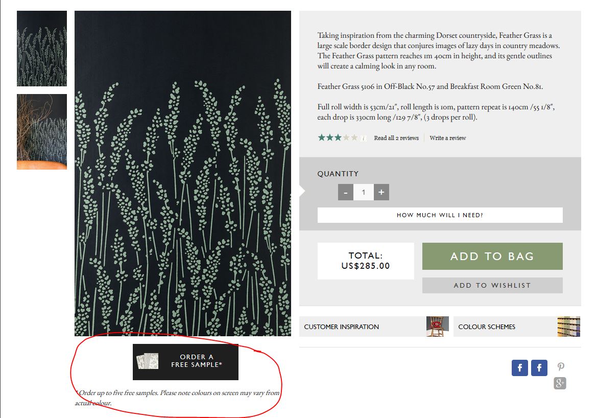 Feather Grass Wallpaper Farrow And Ball - HD Wallpaper 