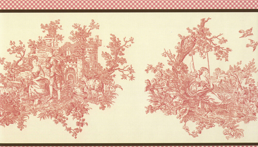 Waverly Wallpaper Border Garden - Motif - HD Wallpaper 