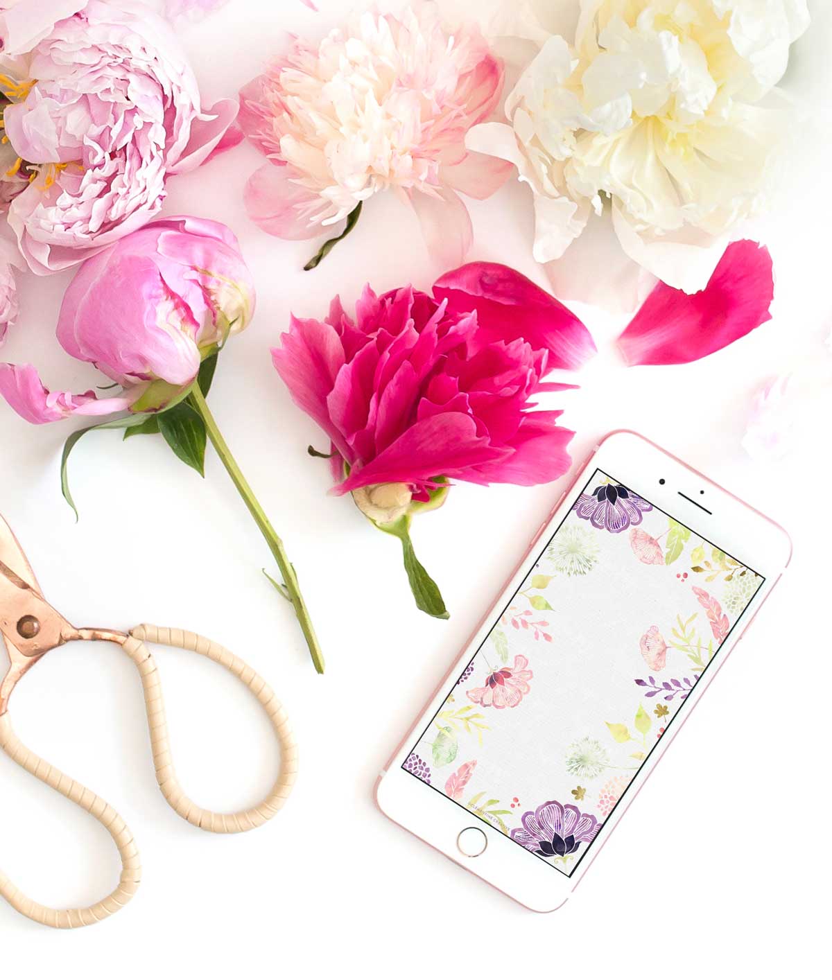 Free Floral Wallpaper For Phone - Bloggers Get Social - HD Wallpaper 