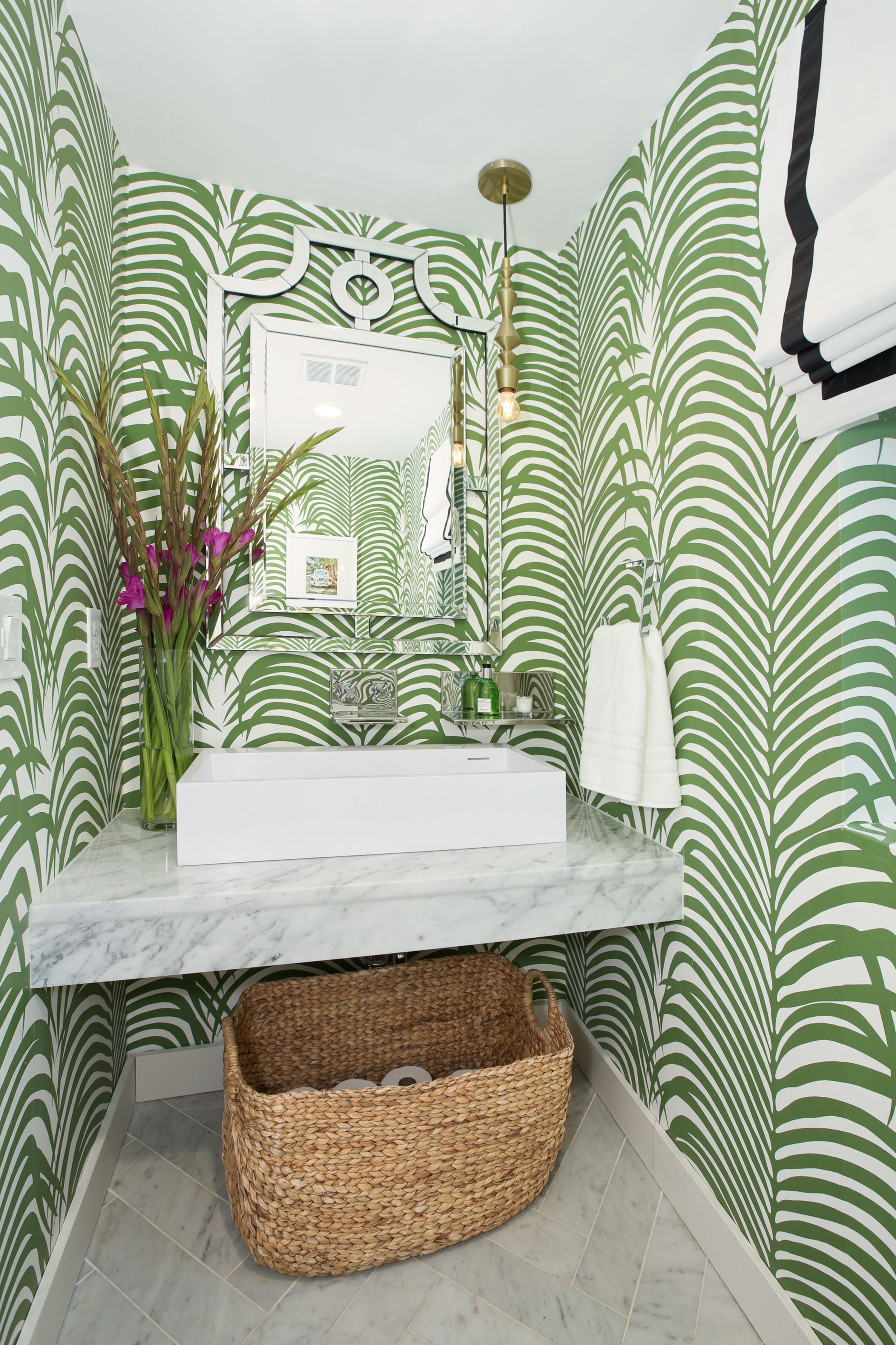 Schumacher Zebra Palm - HD Wallpaper 